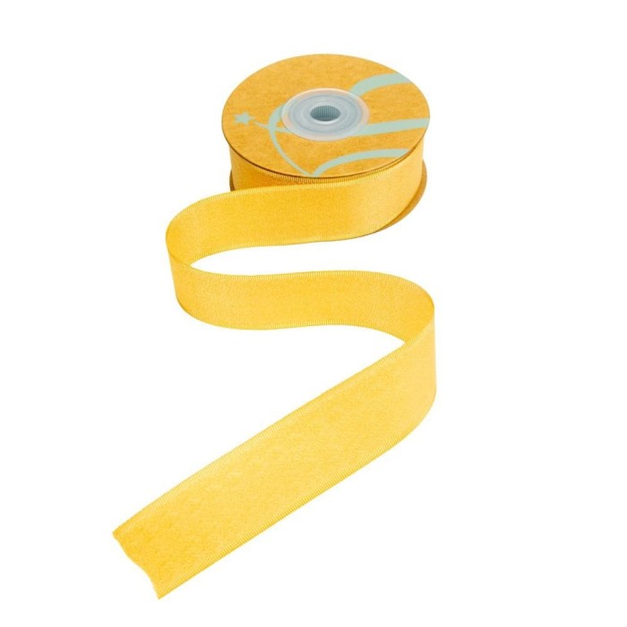 NASTRO SETA MOON MM25X15MT GIALLO ORO